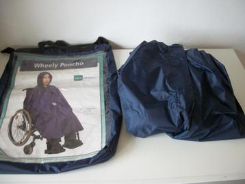 Regenjas Regenhoes Poncho voor Rolstoel - Blauw - zgan beschikbaar voor biedingen