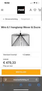 Wever & Ducre Wiro 6.1 Hanglamp - Zeer Goede Staat!, Huis en Inrichting, Lampen | Hanglampen, Ophalen, Zo goed als nieuw, Metaal