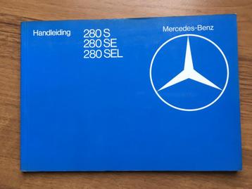 Instructieboek Mercedes-Benz 280 S, 280 SE, 280 SEL W126 '82 beschikbaar voor biedingen