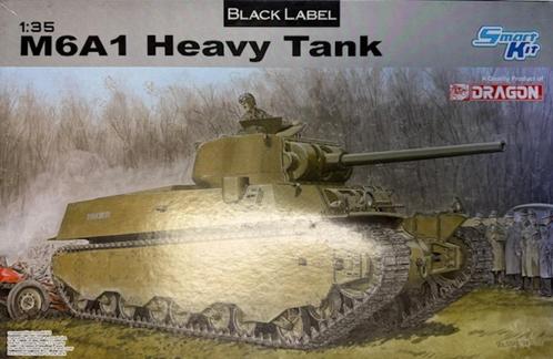 Coelianmodels, Dragon 6789, M6-A1 Heavy Tank, 1/35, € 39,99, Hobby en Vrije tijd, Modelbouw | Auto's en Voertuigen, Nieuw, Tank