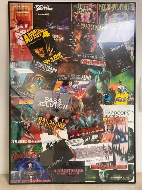 GABBER / HARDCORE FLYERS, Verzamelen, Posters, Rechthoekig Staand, Ophalen of Verzenden