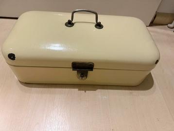 Oude Emaille Broodtrommel - Vintage beschikbaar voor biedingen