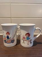 Mokken Floddertje en Pluk van de Petteflet, Keramiek, Ophalen of Verzenden, Zo goed als nieuw, Overige stijlen