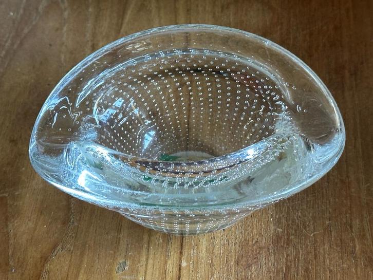 Copier Leerdam spijkerglas asbak zwaar, Antiek en Kunst, Antiek | Glas en Kristal, Ophalen