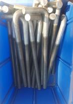 GB muurplaat anker 200 x 50mm M12, Doe-het-zelf en Verbouw, Metalen, Ophalen of Verzenden, Nieuw, IJzer