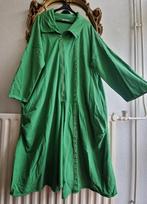 Als nieuw! New collection groen uniek lang builen vest jasje, Trui of Vest, Ophalen of Verzenden, Zo goed als nieuw, New Collection