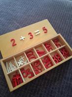 Montessori cijfers in doosje, Ophalen of Verzenden, Gebruikt, Rekenen