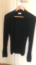 Filippak vest Merino wol M zwart, Ophalen of Verzenden, Zo goed als nieuw, Zwart