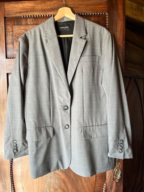 Blazer van Joline Jolink, Kleding | Dames, Jasjes, Kostuums en Pakken, Zo goed als nieuw, Jasje, Maat 36 (S), Grijs, Ophalen of Verzenden