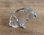 Massief helder glas beeldje varken, Verzamelen, Ophalen of Verzenden, Zo goed als nieuw, Dier