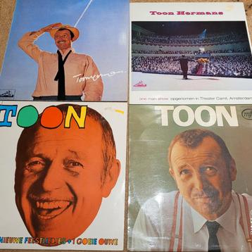 4 x Lp Toon Hermans - Collectie beschikbaar voor biedingen