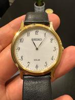 Seiko Solar Dress Horloge Goud, Sieraden, Tassen en Uiterlijk, Horloges | Heren, Overige materialen, Seiko, Ophalen of Verzenden