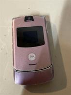 Motorola RAZR V3 - Roze - Simlockvrij, Telecommunicatie, Zwart, Inklapmodel, Ophalen of Verzenden, Zo goed als nieuw