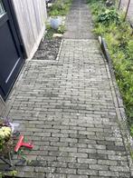 Gebakken klinkers (waaltjes) antraciet/blauw 6m2, Tuin en Terras, Tegels en Klinkers, Ophalen, Gebruikt, Klinkers, 5 tot 10 m²