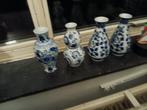 Delfts Blauwe Vaasjes - Set van 4, Ophalen of Verzenden