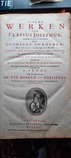 Flavius Josephus Werken - Amsterdam 1722, Ophalen of Verzenden, Flavius Josephus