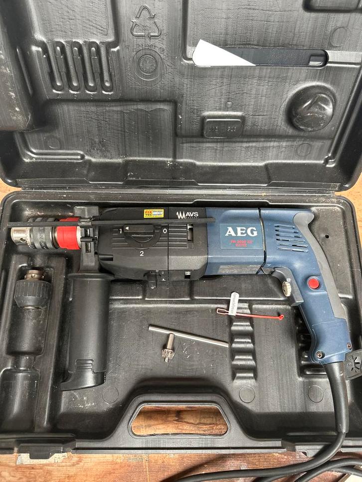 AEG PN 3000 X2 Klopboormachine, Doe-het-zelf en Verbouw, Gereedschap | Boormachines, Gebruikt, Boormachine, 600 watt of meer, Klopboormechanisme