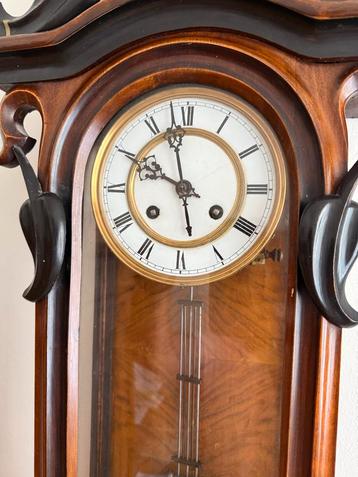 Antieke Biedermeier Regulateur Wandklok beschikbaar voor biedingen