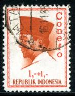 Indonesie 472 - President Soekarno, Postzegels en Munten, Zuidoost-Azië, Ophalen of Verzenden, Gestempeld