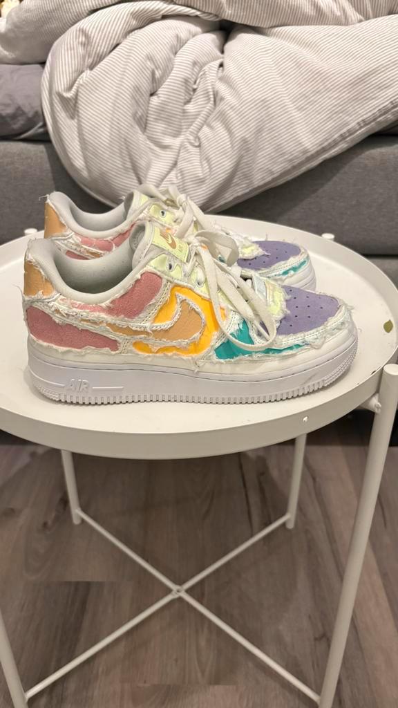 Nike Air Force 1 Tear Away Sail - Maat 38,5 Nieuw, Kleding | Dames, Schoenen, Nieuw, Sneakers of Gympen, Wit, Ophalen of Verzenden