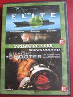 The Elite + Straight Shooter (2 films op 1 DVD), Cd's en Dvd's, Dvd's | Actie, Actiethriller, Ophalen of Verzenden, Zo goed als nieuw
