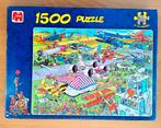 Jan van Haasteren, 1500 stukjes : leuke uitdaging !!!, Hobby en Vrije tijd, Ophalen of Verzenden, 500 t/m 1500 stukjes, Zo goed als nieuw