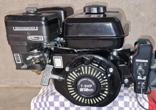 7.5pk 4 takt 212cc motor elektro start ( Honda GX200 replica, Doe-het-zelf en Verbouw, Motoren, Zo goed als nieuw, Benzinemotor