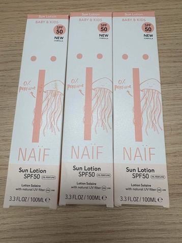 Naïf Sun Lotion SPF50 nieuw ongeopend beschikbaar voor biedingen