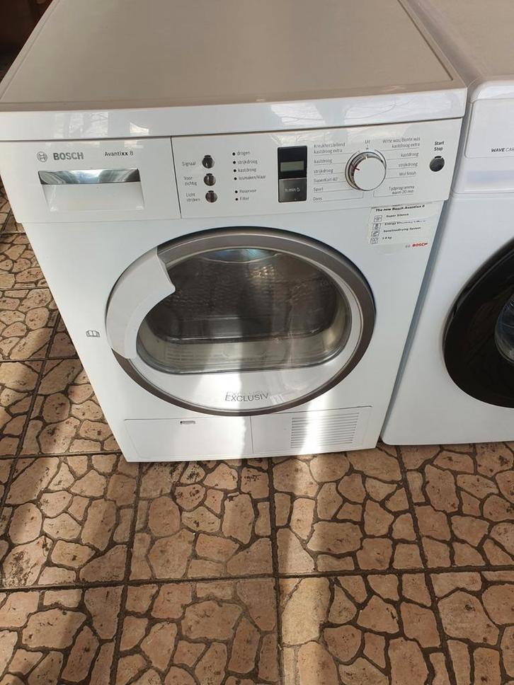 Nette Bosch condens droger 8KG AvanteXX inc Garantie, Witgoed en Apparatuur, Wasdrogers, Zo goed als nieuw, Condens, Voorlader