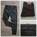 Donker bruine skinny stretch spijkerbroek van Zara 
Maat M, Kleding | Dames, Spijkerbroeken en Jeans, Overige kleuren, Zara, Ophalen of Verzenden