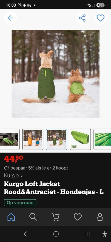 Mooie hondenjas op 2 manieren te dragen., Dieren en Toebehoren, Hondenkleding, Zo goed als nieuw, Hondenjas, Ophalen