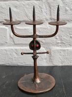 Bronzen kandelaar Muharos Lajos, Hongarije , 60/70s, Ophalen of Verzenden