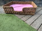 Rieten hondenmand 100x80x25, Dieren en Toebehoren, Hondenmanden, Ophalen, Zo goed als nieuw, Riet