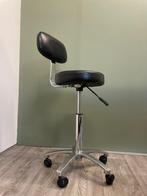 Zadelkruk - Medische werkkruk, Ophalen, Zo goed als nieuw, Zwart, Bureaukruk