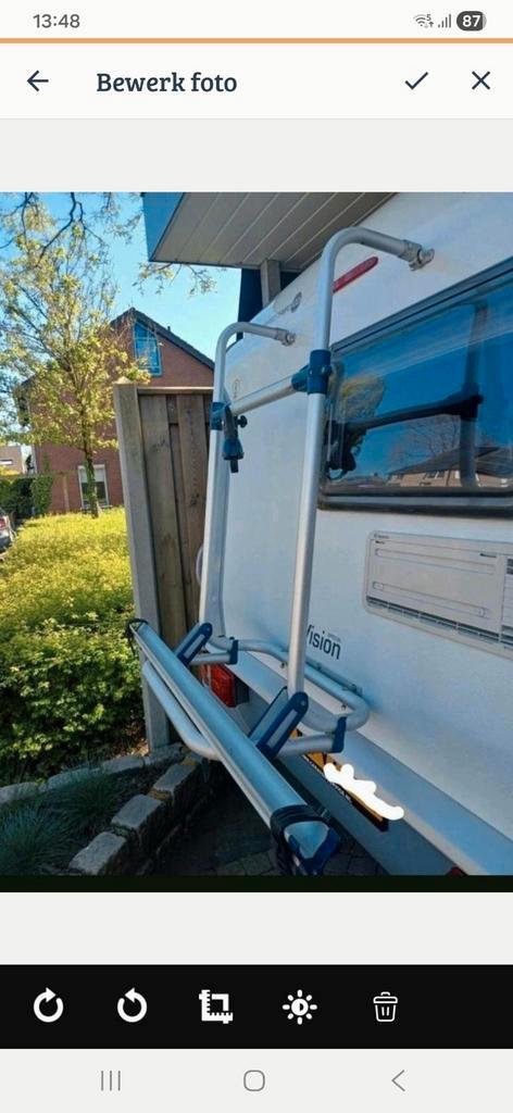 Thule Fietsenrek voor 1 E-bike - Stevig!, Caravans en Kamperen, Caravan accessoires, Ophalen