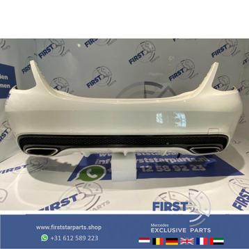 W205 AMG ACHTERBUMPER COMPLEET WIT ORIGINEEL Mercedes C Klas beschikbaar voor biedingen