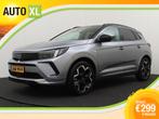 Opel Grandland 1.2T 131 PK Aut. Ultimate Carplay Adapt. Crui, 15 km/l, Gebruikt, 1199 cc, Leder en Stof
