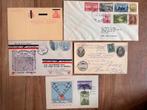 5 poststukken USA en gebieden, Ophalen of Verzenden, Envelop