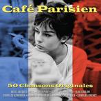 Café Parisien-50 Chansons-2cd-2010-Piaff,Gainsbourg,Bécaud, Ophalen of Verzenden, Zo goed als nieuw