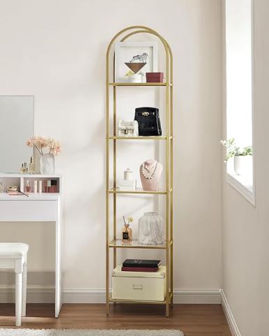 VASAGLE Plank, boekenkast 5 niveaus, Ophalen, Met plank(en), Nieuw, 50 tot 100 cm