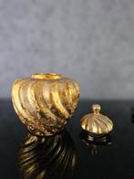 Goudkleurige vaasje van glas., Ophalen, Gebruikt, Overige kleuren, Glas