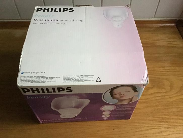 Philips Professionele gezichtssauna HP5241/01, Witgoed en Apparatuur, Zonnebanken en Gezichtsbruiners, Gebruikt, Zonnebank enkelzijdig