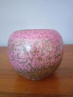 Gubbels Helden vaas Roze/Bruin Aardewerk, Gebruikt, Rond, Binnen, Ophalen of Verzenden