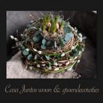 Landelijk/sober hopkransje met witte druifjes, Ophalen of Verzenden, Nieuw