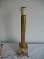 Lampenvoet Koper Marmer Onyx Leeuwenpootjes Mid Century, Ophalen