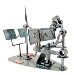 ingenieur groene energie beeldje - hernieuwbaar, verduurzaam, Ophalen of Verzenden