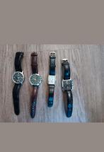 Te koop aangeboden 4 heren horloges, Ophalen of Verzenden, Zo goed als nieuw, Staal, Overige merken
