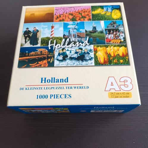 De kleinste legpuzzel ter wereld Holland, Hobby en Vrije tijd, Denksport en Puzzels, Zo goed als nieuw, Legpuzzel, 500 t/m 1500 stukjes