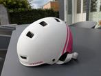 B'TWIN Kinderfietshelm - Wit/Roze, Ophalen of Verzenden, Gebruikt, Jongen of Meisje, B'TWIN