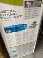 Opbouw voor intex zwembad, Tuin en Terras, Zwembaden, Ophalen, Gebruikt, Minder dan 80 cm, Rond